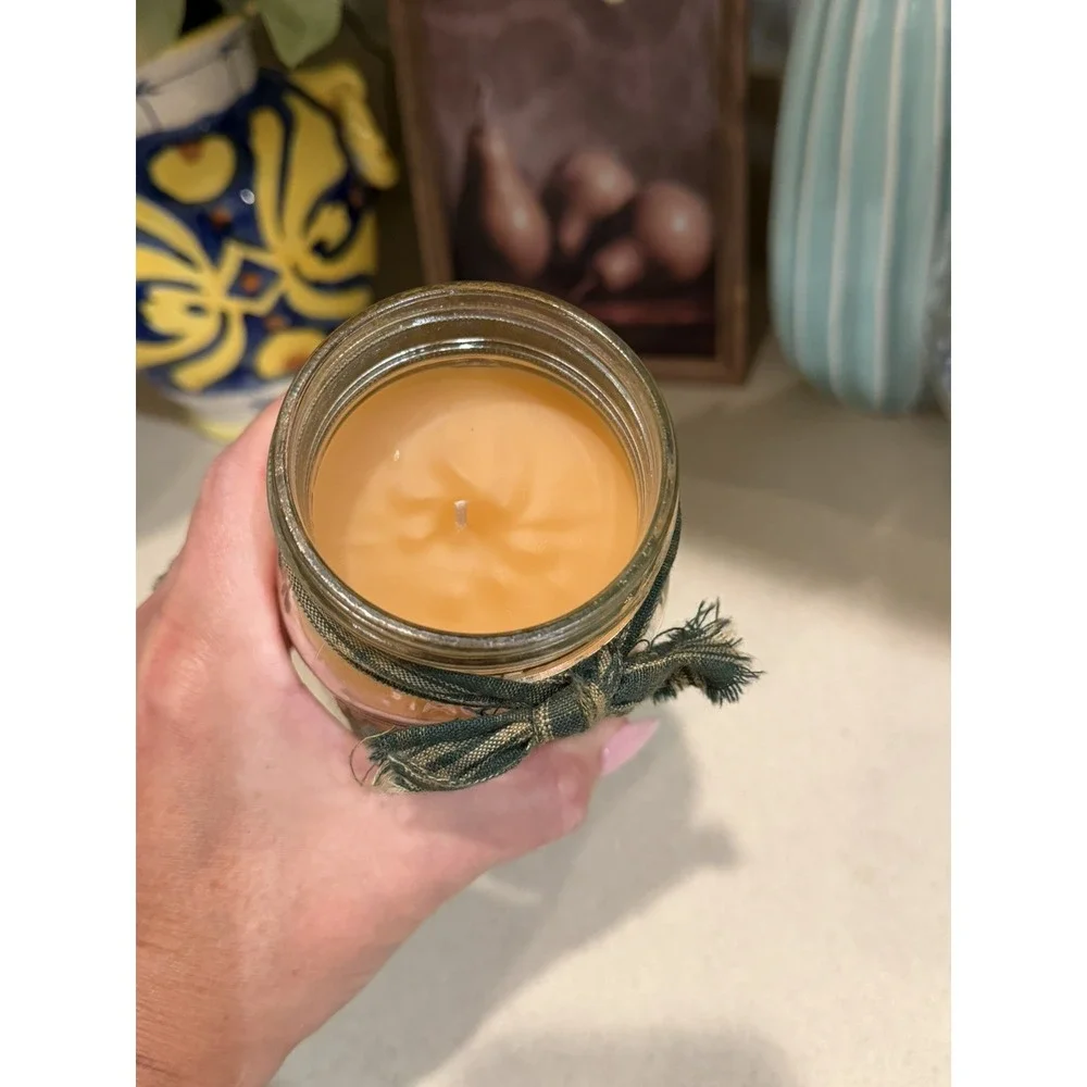 Thompson's Candle Co Apple Dumpling Mason Jar Candles Tennessee Smoky Mountains